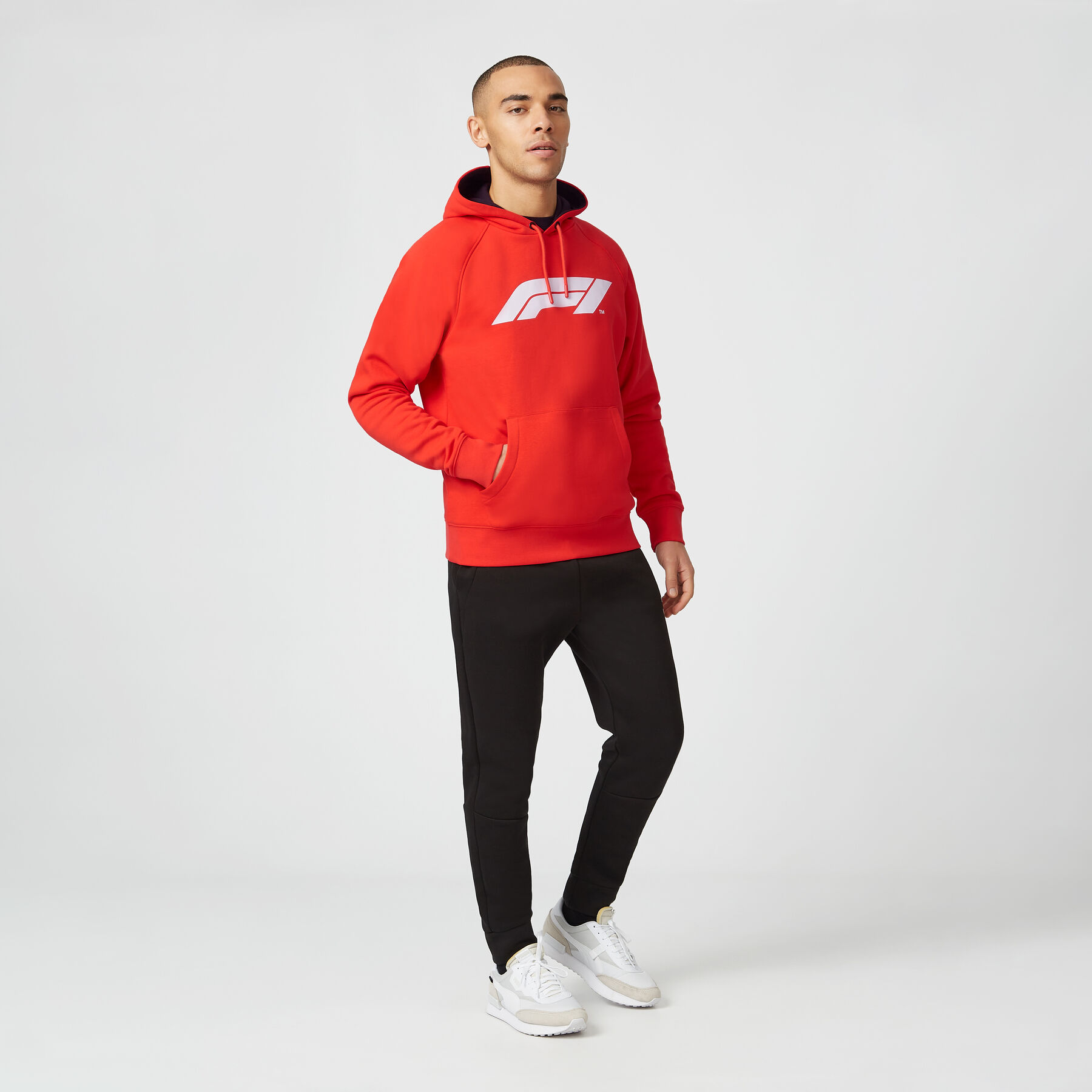 Nike large online logo hoodie
